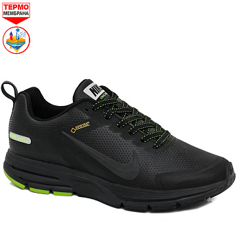 Кроссовки Nike Air Zoom Structure 17 Leather GTX Black / Lime