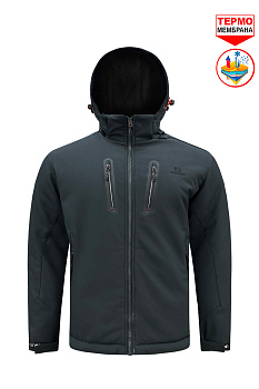 Куртка утепленная Salomon Windstopper 8752A303 Gray Blue / Orange