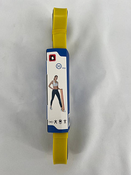 Эспандер ленточный 15-30кг, 208х2,2 см, жёлтый