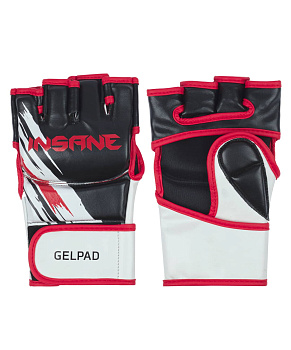 Перчатки для MMA INSANE Falcon Gel IN22-MG200, ПУ, черный