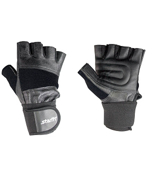 Перчатки атлетические Starfit SU-125, черный