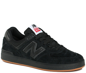 Кроссовки New Balance AM 574 Suede Black / Black