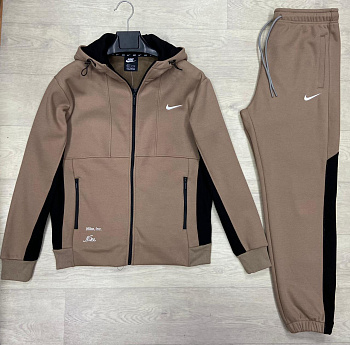 Костюм утепленный Nike Sportswear Tech Fleece Beige / Black