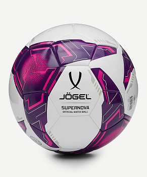 Мяч футзальный матчевый Jögel Supernova WFL №4,розовый
