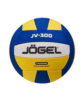 Мяч волейбольный тренировочный Jögel JV-300 синий / жёлтый