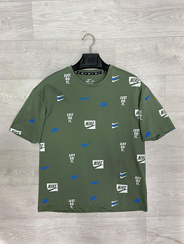 Футболка Nike Just Do It 40120A32532 Green / Blue