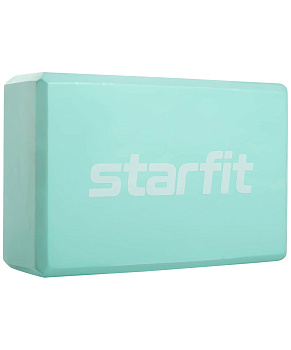 Блок для йоги STARFIT YB-200 EVA, 8 см, 115 гр, 22,5х15 см, мятный
