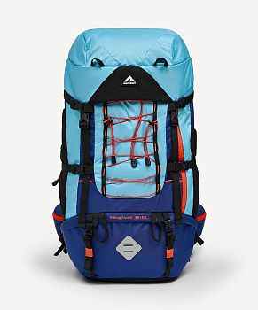 Рюкзак Berger Hiking Ascent, 55+10 л, голубой / синий