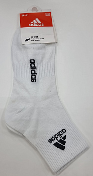 Носки спортивные Adidas Athletic Cushioned Quarter U White