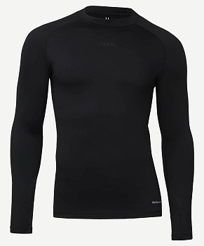 Джемпер компрессионный утепленный Jögel CAMP PerFormDRY Baselayer Top Warm Black