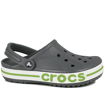 Сабо Crocs Bayaband Clog U Dark Gray / Lime