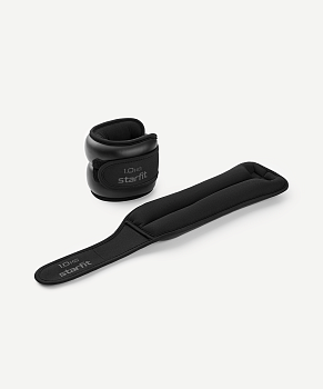 Утяжелители STARFIT WT-701 1 кг, черный