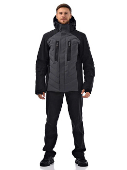 Куртка горнолыжная Runzeer 410RZ736403 Dark Gray / Black