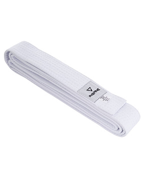 Пояс для единоборств INSANE BASE IN22-B260cp, хлопок/полиэстер, белый, 4,5см