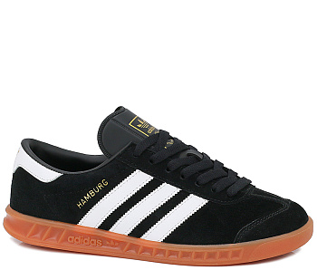 Кроссовки Adidas Hamburg Black / White / Orange