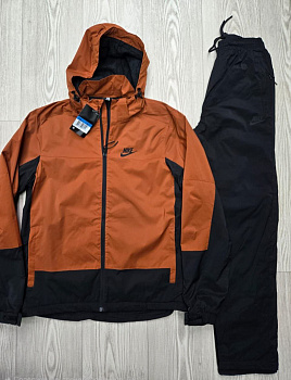 Костюм утепленный Nike Air 510A356887 Fleece Dark Orange / Black