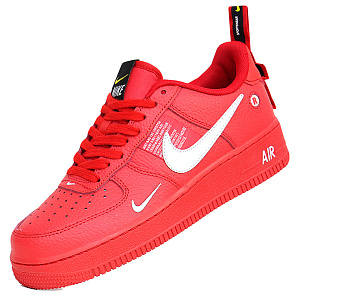 Кроссовки Nike Air Force 1 '07 Unisex Red / White