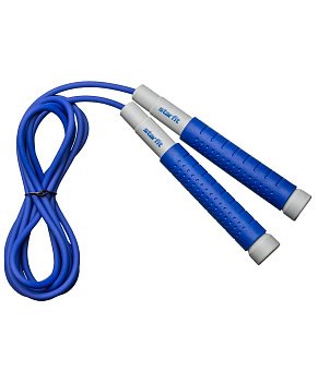 Скакалка STARFIT RP-401 c силиконовыми ручками, 3 м, синий