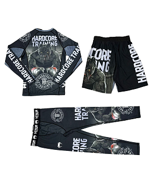 Костюм для тренировок 3 в 1 Venum Hardcore Training Khaki