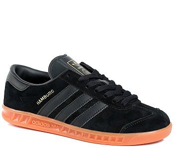 Кроссовки Adidas Hamburg Black / Black / Orange