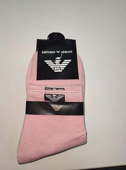 Носки спортивные Armani 8204B0462 US Light Pink (светло-розовые)