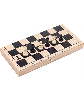 Игра 2 в 1 (шахматы (пластик), шашки) Малая, "Классика"