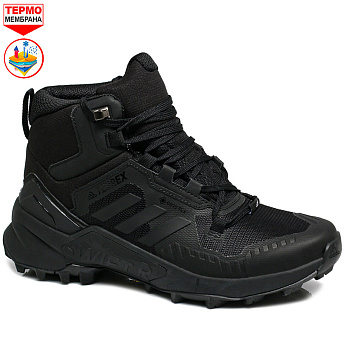 Кроссовки Adidas Terrex Swift R3 GTX W Omni-Heat Mid All Black