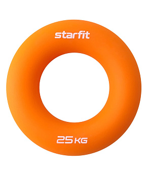 Эспандер кистевой STARFIT ES-404 кольцо, силикогель, d=8,8 см, 25 кг, оранжевый