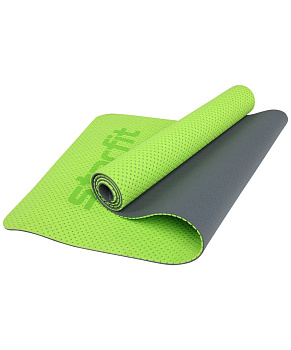 Коврик для фитнеса STARFIT FM-202 TPE 173x61x0,7 см, ярко-зеленый