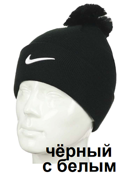 Шапка мужская Nike Air 527NK380 Black / White