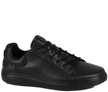 Кроссовки Ecco SOFT 470054 Leather All Black
