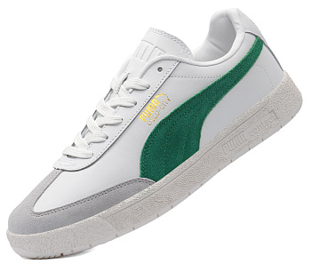 Кеды Puma Oslo-City Trainers Leather White / Green / Gray