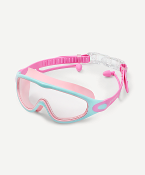 Очки-маска для плавания с берушами 25DEGREES Fusion Pink, детский