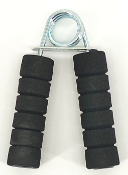 Эспандер кистевой NV2909 пружинный, металлический, 35 кг, чёрный