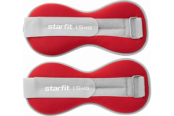 Утяжелители универсальные STARFIT WT-502 1,5 кг, малиновый