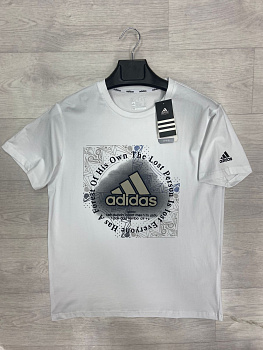 Футболка Adidas Performance 852A885018 White / Beige / Blue