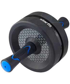 Ролик для пресса широкий STARFIT RL-106 черный/темно-синий