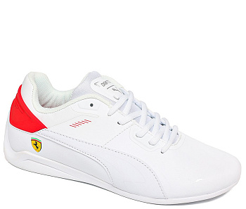 Кроссовки Puma Motorsport Drift Cat Ferrari Leather White / Red