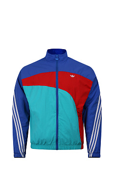 Ветровка Adidas Originals Off Center Nylon Windbreaker Jacket In Multicolor