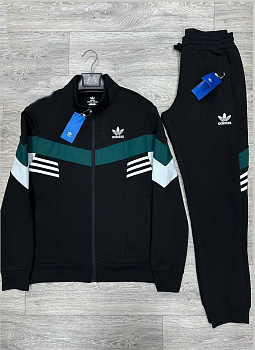 Костюм спортивный Adidas Performance 409H2339A Black / Green