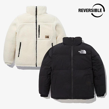 Куртка двухсторонняя The North Face NJ1DN77 Black x Beige