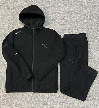 Костюм утепленный Puma Class Sweat Suit Fleece Black