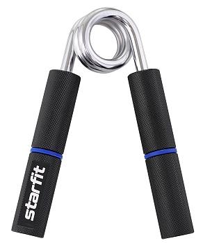 Эспандер кистевой STARFIT ES-405 пружинный, металлический, 65 кг, черный/темно-синий