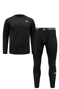 Костюм для тренировок 2 в 1 Adidas United By Fitness Compression Black