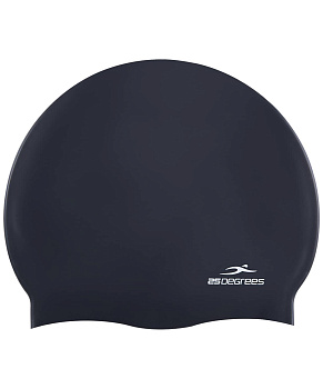 Шапочка для плавания 25DEGREES Nuance Black 25D21004A, силикон