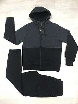Костюм утепленный Nike Air 85A2383 Fleece Melange D Gray / Black