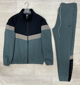 Костюм утепленный Nike Running Track Suit Green / Black