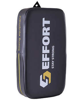 Макивара Effort 2 ручки E656 44х24х9, к/з, черный