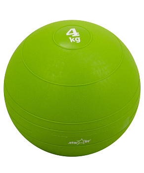 Медбол STARFIT GB-701, 4 кг, зеленый