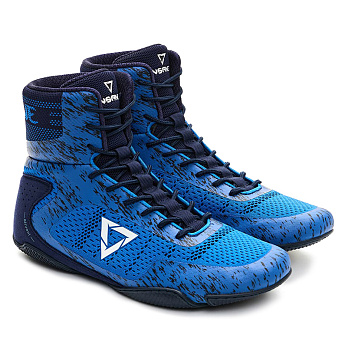 Обувь для бокса высокая Insane FURY IN24-BS200 Blue